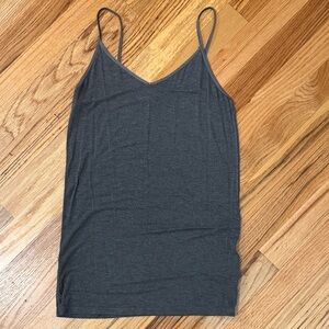 GAP Charcoal Camisole with Spaghetti Straps
